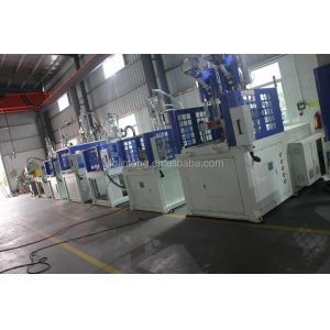 160T Clamping Force Vertical Injection Molding Machine with Rotary Table and 1