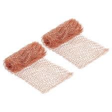 99.98% Purity 100% Weaving Copper Knitted Wire Mesh Various Lengths