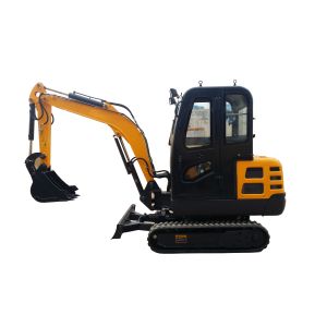 Mini Rubber Track Mini Crawler Excavator Digger With Cabin WY22H Yellow