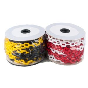High-Quality Polyethylene Plastic Chain with Durable and Weather-Resistant Red