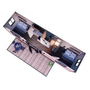 Galvanized Steel Square Tubes Main Structure and Aluminum Alloy Windows for