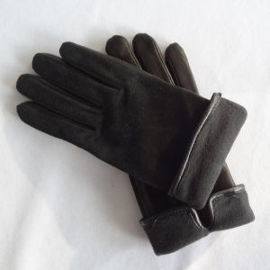 Wholesale customized fashion women sheepskin leather gloves