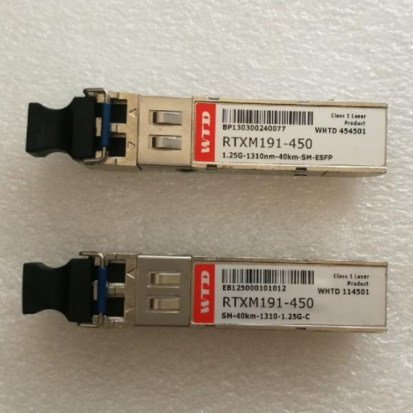 Original SFP WTD RTXM191-450 1.25G-1310nm-40km-SM-ESFP