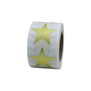 Waterproof Adhesive Label Sticker Printing , Gold Hot Foil Stamping Stickers