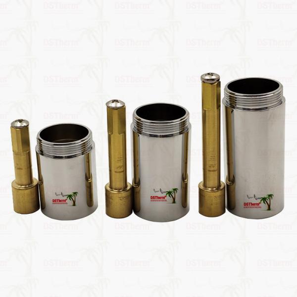 Brass / Chrome Plated Valve Stem Extension Sleeve Cartridge Extension Customized Size