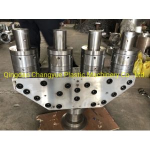 Plastic Pipe Extruder Machine / Twin Conical Screw Extruder / Initial Payment /