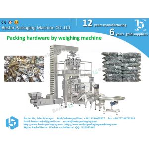 Hardware packing machine Bestar VFFS machine with 10 heads weigher BSTV-450AZ