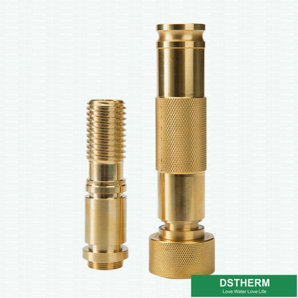 Buy Square Head Solid Flow Controls Hose Nozzle Brass Fittings at wholesale prices