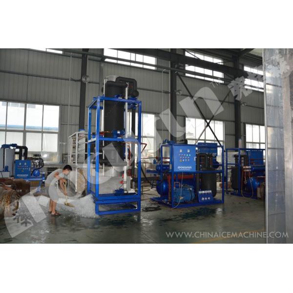 Automatic 10 Ton Cylindrical Ice Maker for Ice Storage Capacity of 10000kg by FOCUSUN