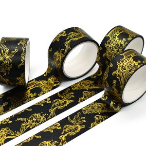 Waterproof Custom Cheap Professional Printed Resistant Gold Foil Washi Paper