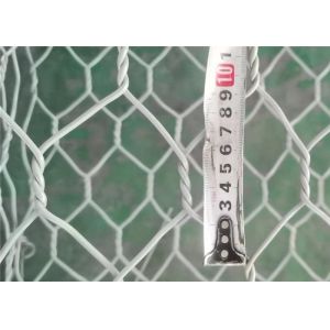 PVC Coated Galvanized Gabion Baskets 2x1x1m Hexagonal Mesh