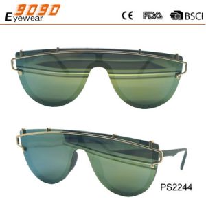 2018 hot sale style plastic sunglasses with UV 400 protection lens ,made of
