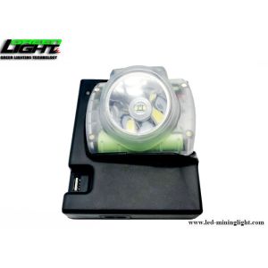 China 1W 13000Lux Waterproof IP68 6.8Ah LED Miners Cap Lamp on sale