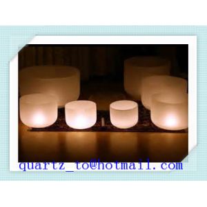 Quality crystal Quartz Singing Bowls for sale