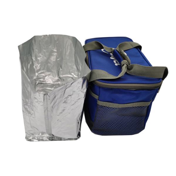 PEVA 15L Cooler Lunch Bags 1640D Oxford Fabric Insulated Picnic Bag