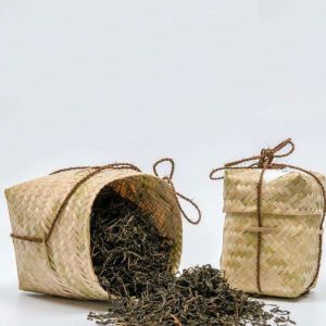 Compressed Fermented Anhua Hei Cha Tea 100% Nature Smooth Taste