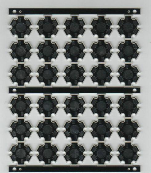 Round 1oz Copper PCB Board Black Green Oil Drilling Printed Circuit Board