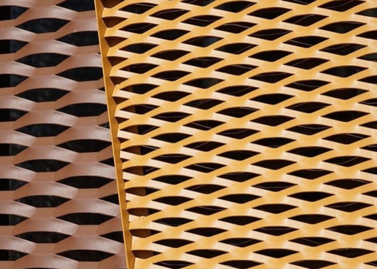 Quality Building Aluminum Expanded Metal Wire Mesh 3.0mm Thickness Anodized for sale