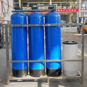 Quality 4T/H Commercial Resin Energy Saving Water Softening Machine With Sand Filter for sale