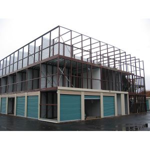Painted / Galvanized Prefabricated Multi Storey Building Steel Structural