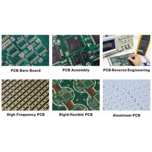 PCB Soldering Service 6 Layers Gold Finger 2 Sided PCB Assembly