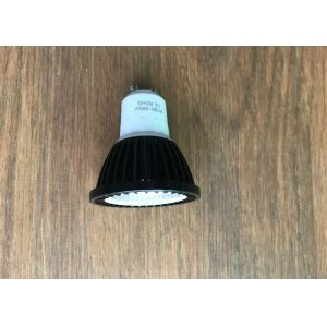 Quality Gu10 Cob Led Spot Bulbs Black Color 3w 90lm / W 80ra For Indoor Lighting for sale