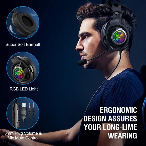 100mA 117dB 2.2m Onikuma M190 USB Gaming Headset