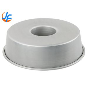 RK Bakeware China Foodservice NSF 4" Deep Custom Aluminum Angel Cake Pan Cake