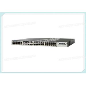 Cisco Fiber Optic Switch WS-C3750X-48T-S Data IP Base - Managed - Stackable