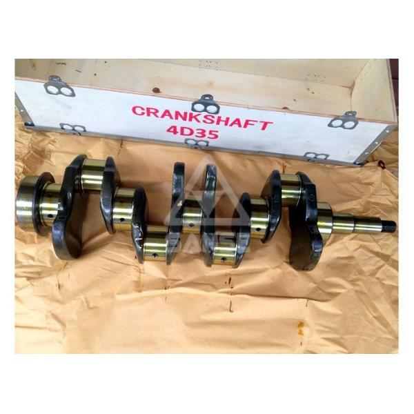 Buy 4D35 Engine Crankshaft , forged steel crankshaft for Mitsubishi diesel engine parts at wholesale prices