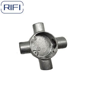 RIFI HDG Angle Malleable Iron Box BS4568 Conduit Pipe Fittings