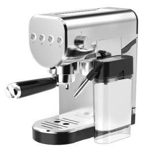 Semi-automatic Espresso Coffee Machine With Manual Milk Frother For Latte