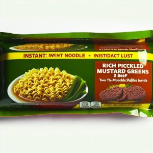 Instant Noodles Pickled Mustard Greens Beef Flavor 204g x12