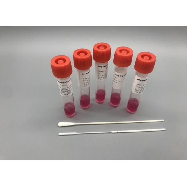 Buy Flocked Nylon Nasal Throat Swab VTM Disposable Virus Sampling Kits at wholesale prices