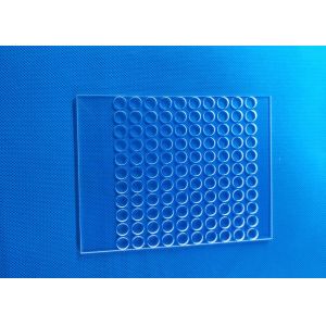 Pure Precision Glass Machining Excellent Physical Chemical Properties Quartz Glass Plate Punching