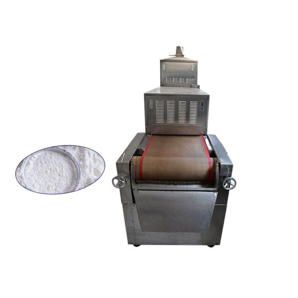 Belt Type Stainless Steel Microwave Soybean Drying Machine PLC And Touch Screen