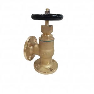 Marine Angle flange check valve JIS bronze 5K 10K 16K