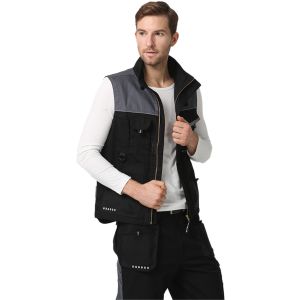 Indoor And Outdoor Work Vest With Pen Compartments