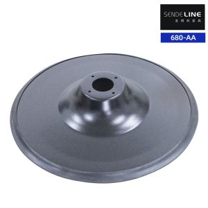 Quality Black Electroplated Color Barber Chair Base With Circular Spray 3.0 Wall Thickness for sale