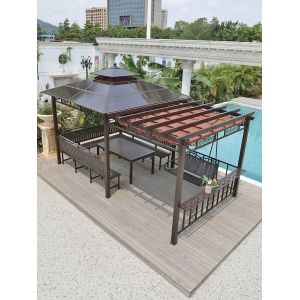 Aluminum Patio Gazebo Outdoor Hardtop Gazebo Patio Hardtop Gazebo