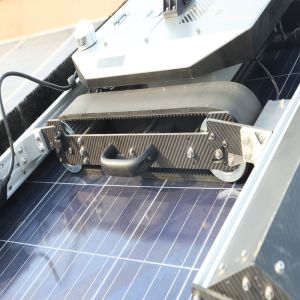 Semi-automatic Solar Panel Cleaning Robot Remote Control Maintenance Streamlinin