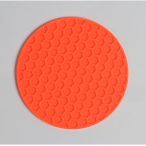 Deep Grooved Absorbent Silicone Coaster Pad Mat for Heat Resistant Pot Mug