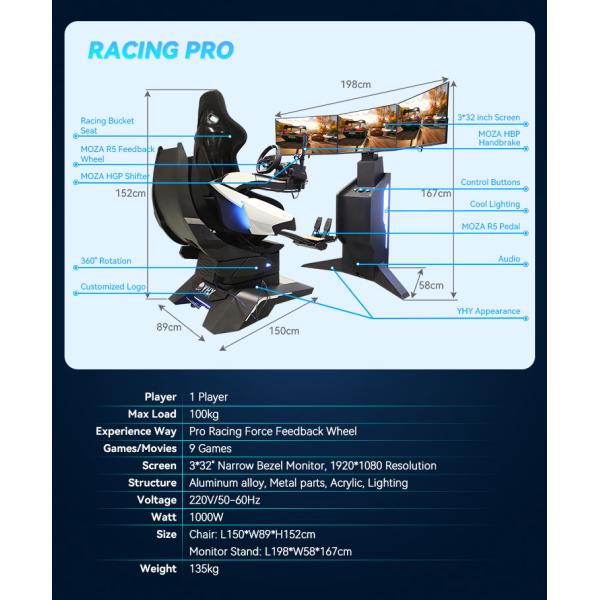 Home MOZA R5 VR Gaming Racing Simulator Arcade Game Machine Indoor