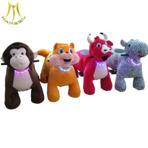 Hansel indoor amusement park equipment plush walking animal ride