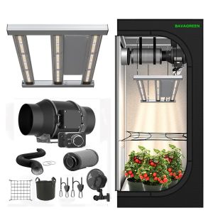 BAVAGREEN 60X60X180CM Smart Growing System 150W Vollspektrum Samsung LM301H EVO