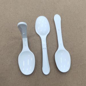 Mini Foldable Plastic Yogurt Spoons Disposable 8.8cm Length