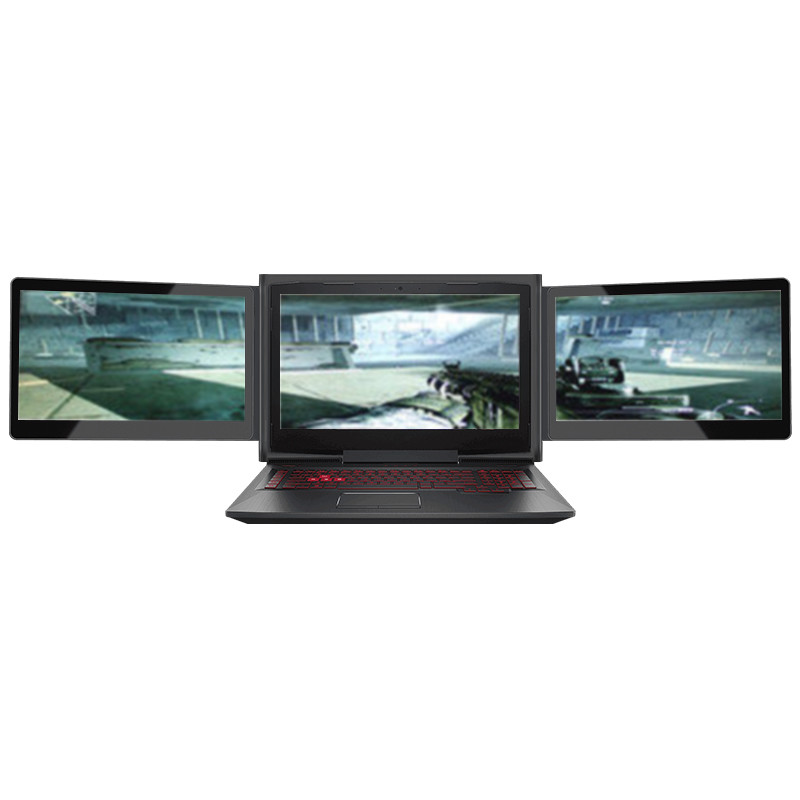 Dual & tri screen perfectly match with any laptop and Compact and portable
