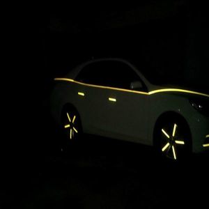 DIY custom 3m tape/ el tape/ decoration tape with multi color