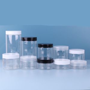 Personalized Logo Plastic Jars / Plastic Containers Custom Printing Sealed