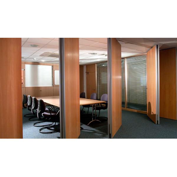 Leather Folding Acoustic Room Divider / Movable Partition Wall